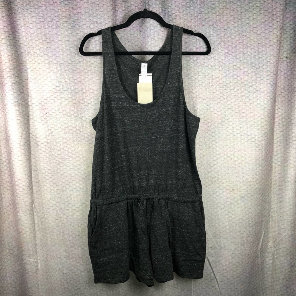 Alternative Apparel Eco-Jersey Lounge Romper L NWT